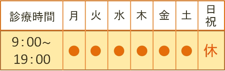 診療時間 診療時間