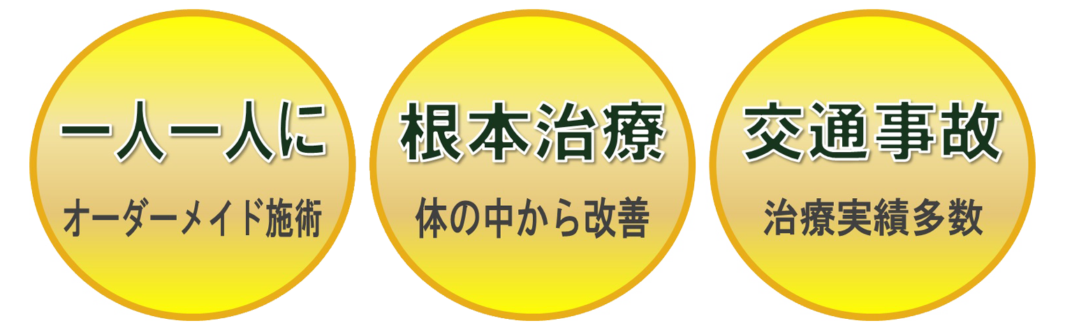 ていねいな施術・根本的な針灸と整体施術・交通事故の外来 ていねいな施術・根本的な針灸と整体施術・交通事故の外来